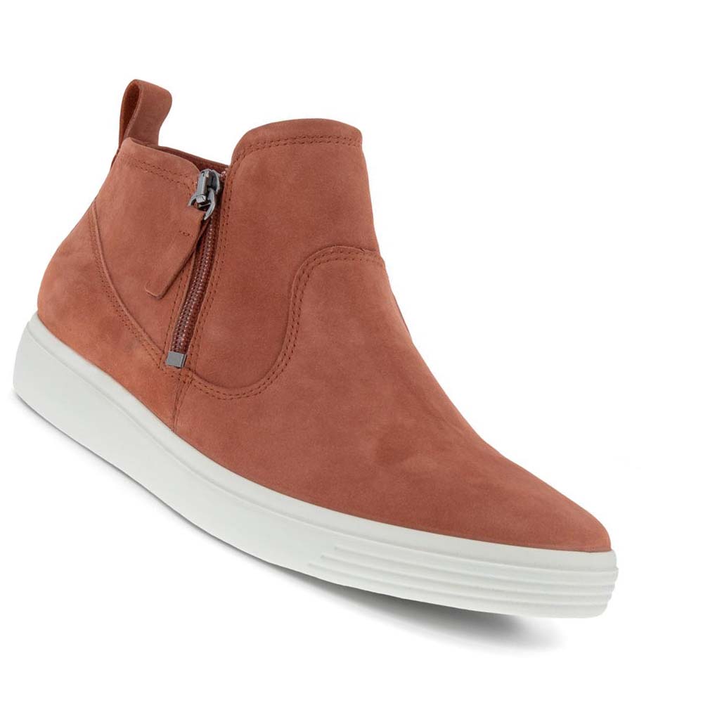 Ecco Soft Klassiska Ankle Sneakers Dam Bruna | SE 250VRW